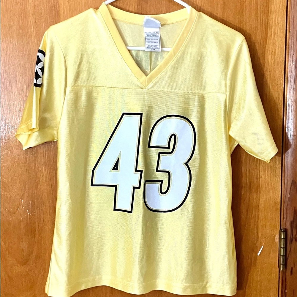 NFL Pittsburgh Steelers Troy Polamalu #43Women’s M Yellow Jersey